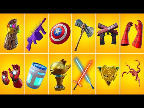 Evolution of All Mythic Weapons & Items Fortnite (Chapter 1 to Chapter 4 Season 2)