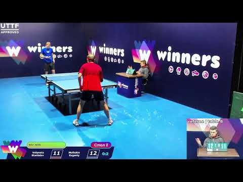 Volynets Stanislav -  Muliukin Evgeniy .WINners CUP Table Tennis 8 30.11.2020 19:45