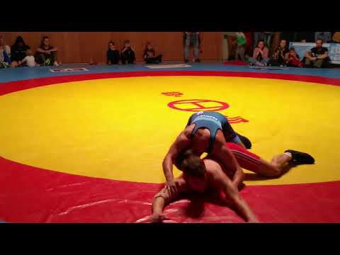 02.11.2019 RWG vs. SC Großostheim - 80kg Gr-Röm: Jan Fischer vs Giuseppe Bellanova