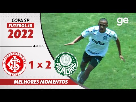 INTERNACIONAL 1 X 2 PALMEIRAS | MELHORES MOMENTOS | COPA SÃO PAULO DE FUTEBOL JR | ge.globo