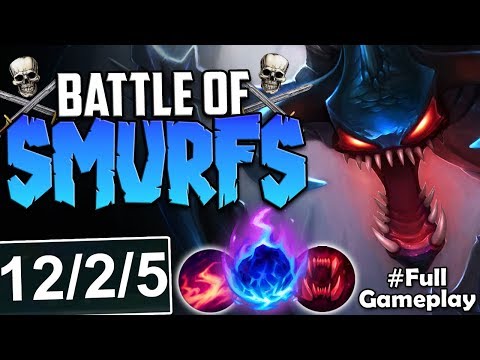 BATTLE OF SMURFS | WHO WILL BE VICTORIOUS? | Cho'Gath vs Udyr TOP | NA Unranked to Diamond #37