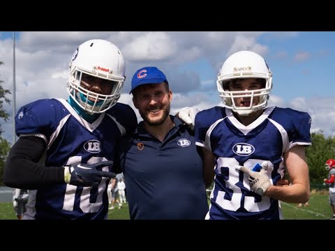 Rhys Whitcombe (Running Back and Kick Returner) London Blitz U19 Highlights (up to semi finals)