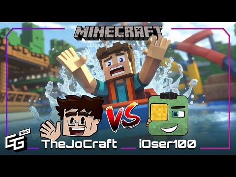 Wer baut die krassere Wildwasserbahn? TheJoCraft VS iOser100? | Minecraft Battle Park Folge 3