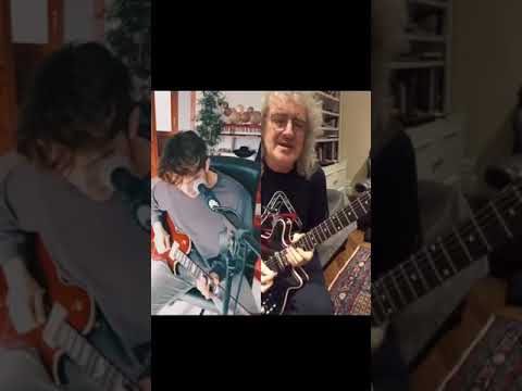 🎸BRIAN MAY🎸 "Hammer to fall"🎶 with 🎶Stash (The Kolors) Challenge