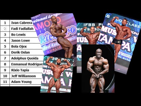 *2020 New York Pro 212 Division* List of Qualified Bodybuilders