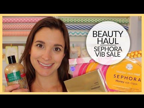 Beauty Haul | Sephora VIB Sale | November 2015 Video