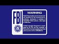 FBI Warning Disney Blue Screen