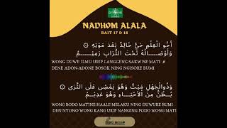 Download lagu NADHOM ALALA bait 17 & 18|| SDNU Metro mp3