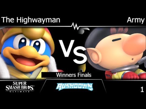 Rushdown  - The Highwayman (DDD) vs GBSG | Army (Olimar) Winners Finals - SSBU
