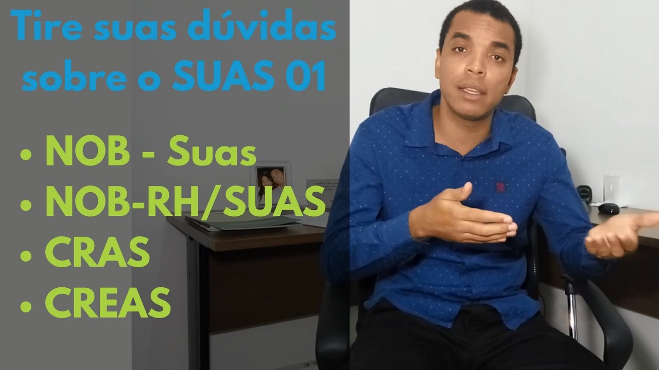 NOB - Suas, NOB-RH/SUAS, CRAS  e CREAS | Tire suas dúvidas sobre o SUAS 01