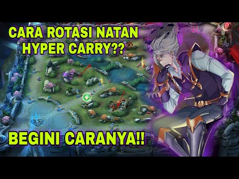 HOW TO PLAY NATAN JUNGLER ROTATION GUIDE FULL GAMEPLAY NO CUT - TOP 1 GLOBAL NATAN | MOBILE LEGENDS
