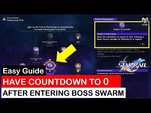Have the countdown at exactly 0 after entering a Boss: Swarm Domain (at Difficulty IV or higher)