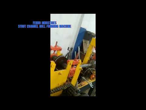 Strut Channel Roll Forming Machine