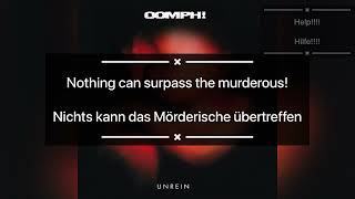 Oomph!- My Hell lyrics with German translation
