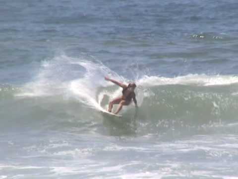Western Australia's Claire Bevilacqua surfing in Southern California