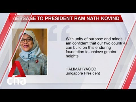 President Halimah, PM Lee send congratulatory messages to Indian counterparts