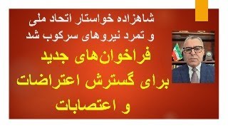 فراخوان های جدید برای گسترش اعتراضات و اعتصابات/ شاهزاده خواستار اتحاد ملی و 