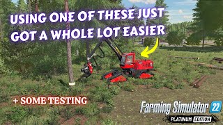 TREE HARVESTING MADE EASY | Farming Simulator 22 | PS5 | FS22