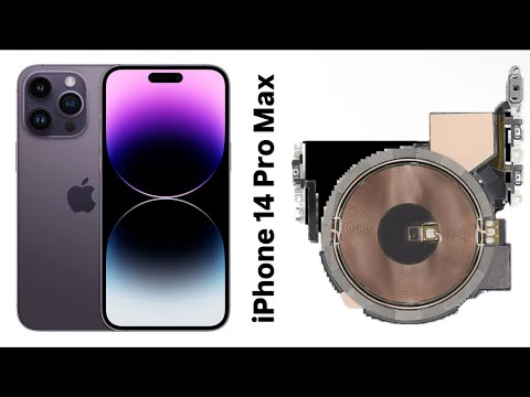 iPhone 14 Pro Max NFC Wireless Charging Module with Power and Volume Flex Cable Replacement