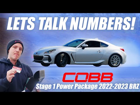 Lets Talk Numbers! - COBB Stage 1 Power Package 2022-2023 BRZ