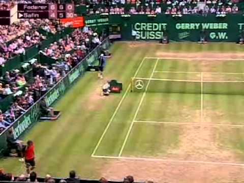 Roger Federer VS Marat Safin -- Halle 2005 Highlights