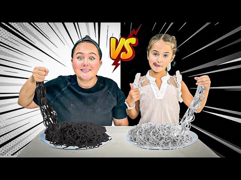 Ruby and Bonnie Black vs White Colors Challenge