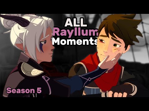 The Dragon Prince ALL Rayllum Moments in Season 5