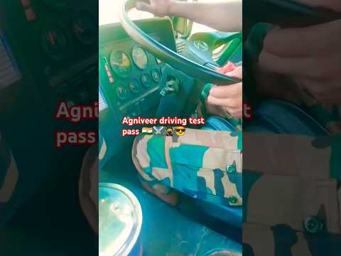 agniveer driving test pass⚔️🥷🇮🇳 #army #armyofficer #motivation #indianarmy #police #defenceofficers