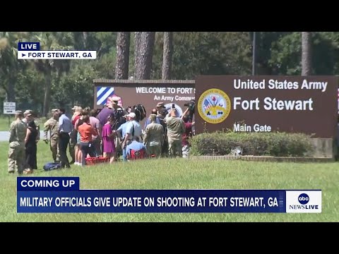 COMING UP: Military officials give update on shooting at Fort Stewart, GA
