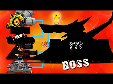 Mega tanks VS Mega Boss - Cartoons about tanks #cartoonsabouttanks