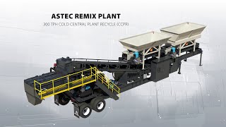 Astec Industries ReMix™ CCPR (cold central plant recycle) 3D Animation