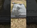 Grave of saxophonist Grover Washington, Jr. (1943-1999)