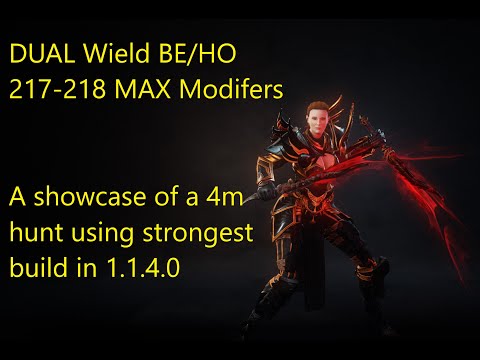 Wolcen Bloodtrail 1.1.4.0 DUAL Wield Explosion Carnage. 4 min 217 Expedition Hunt with MAX modifiers