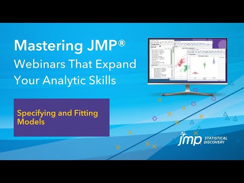 (Mastering JMP) Specifying and Fitting Models