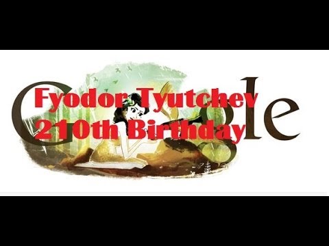 Fyodor Tyutchev Google Doodle - Фёдор Ива́нович Тю́тчев