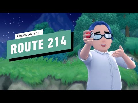 Pokemon Brilliant Diamond Shining Pearl Walkthrough Part 21 -  Galactic Warehouse, Route 214