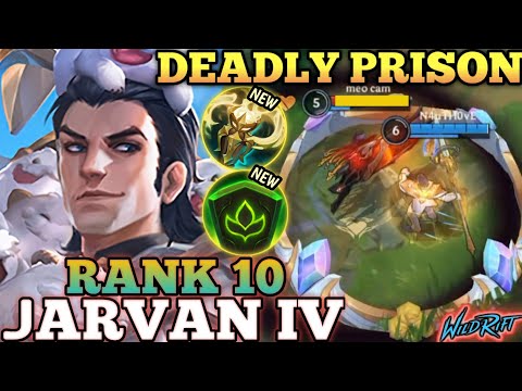JARVAN IV NEW META BUILD! IRRITATING AD TANK DMG - TOP 10 GLOBAL JARVAN IV BY N4uTi lOvE - WILD RIFT