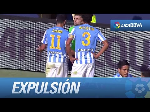 Tarjeta roja a Weligton por la agresión a Gameiro