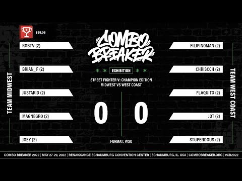 COMBO BREAKER 2022 - Midwest vs West Coast Exhibition - Street Fighter V