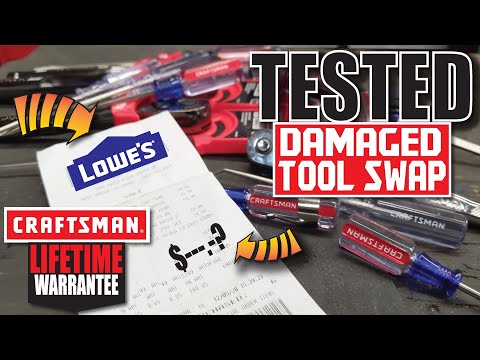 will LOWES swap $200 in broken CRAFTSMAN tools?...