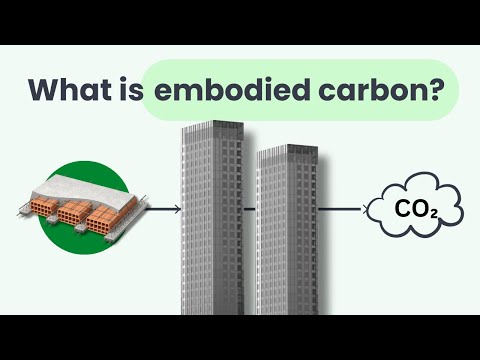 What is embodied carbon? Embodied carbon explained. Embodied carbon vs. operational carbon