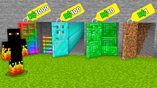 Porta de NOOB vs Porta de PRO no Minecraft