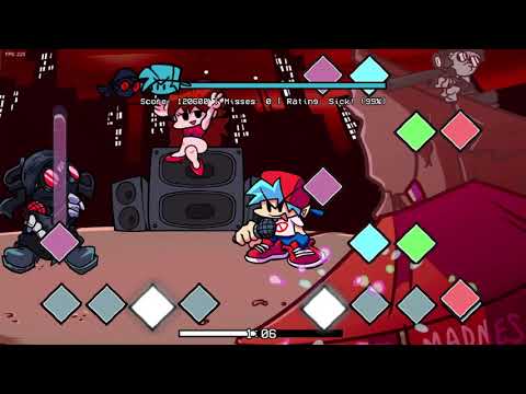 ACTUAL "f**ked" up chart | FNF online VS hank's challenge addon - Accelerant Recharted