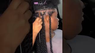 This style is so 🔥 Invisible locs 😍