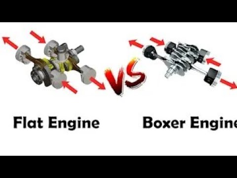Flat engine vs Boxer: Here's the Difference