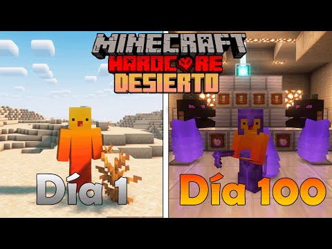 I SURVIVED 100 Days in an INFINITE DESERT in Minecraft HARDCORE... This is what happened