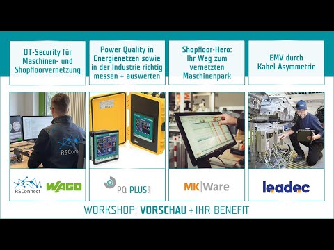 Auszug aus dem Workshop-Programm während dem Automatisierungstreff 2024