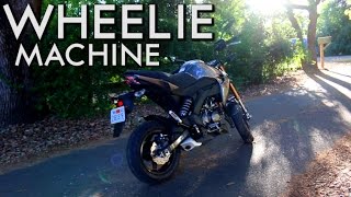 2017 Kawasaki z125 Pro First Ride and Review (Stunts)