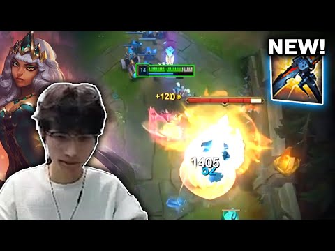 BeiFeng Qiyana : HOLY MOLY ! This NEW ITEM DESTROYING TOWER so Quick - Engsub