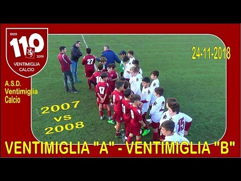 Higlights VENTIMIGLIA "A" - VENTIMIGLIA "B" (2007 vs 2008)